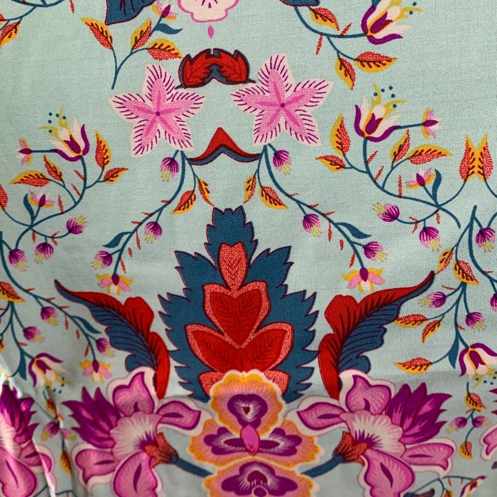 Floral Tie Front Crop Top Kimono NEW! - Picture 8 of 10